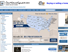 Tablet Screenshot of courthousesquare.com